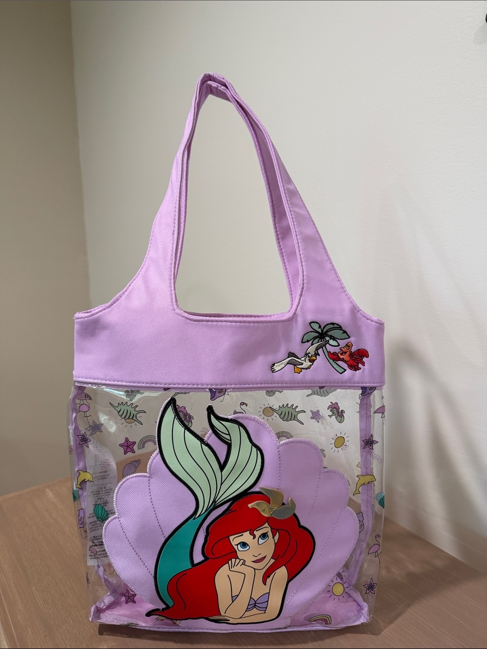 Disney Little Mermaid Ariel Clear Tote Bag